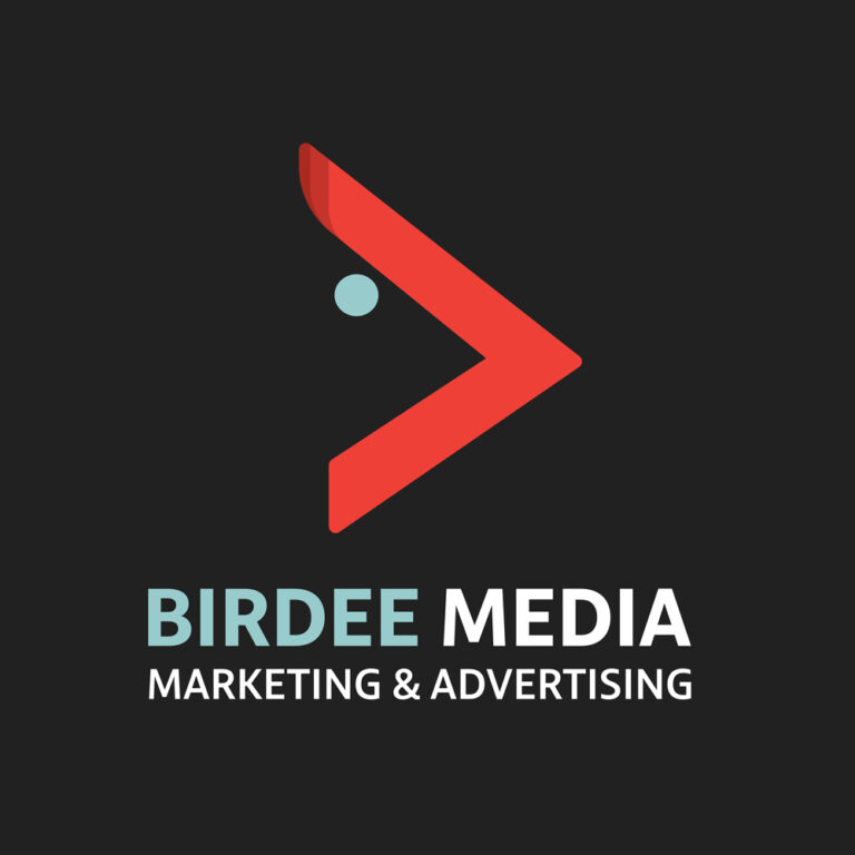 Birdee Media Vertical Logo Black Square 1 768x768